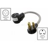 Ac Works Electric Vehicle Charging Adapter Cord for Tesla Use 6-30 30A 250V to Tesla EV630MS-018